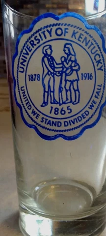 Vintage University Of Kentucky Drinking Glass NCAA college sports Cover