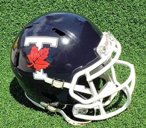 UNIVERSITY of TORONTO VARSITY BLUES FOOTBALL MINI HELMET OTHER VERSIONS Cover