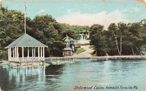 Underwood Casino, Falmouth Foreside, Maine Vintage PC - Picture 1 of 2