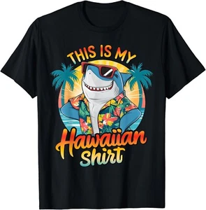 This Is My Hawaiian Shirt Tropical Luau Costume Party Hawaii Gift Unisex T-Shirt - Picture 1 of 3