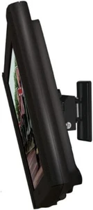 Black Flat Screen Wall Mount Tilt & Swivel Up 28" 20kg Fits Screen With VESA - Picture 1 of 9