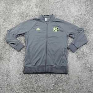 Chelsea FC Soccer Track Jacket Mens Extra Large Full Zip Full Zip Adidas Logo - Picture 1 of 10