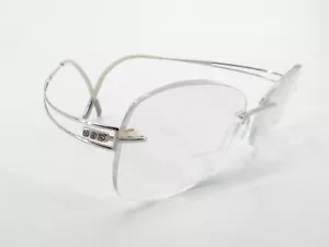 Silhouette 4489 23K Gold GP Eyeglasses FRAMES 6050 Silver 51[]17-140 White H715 - Picture 1 of 6