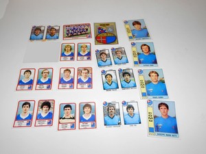 COMO 1981 82 83 sandwich footballers 13 FIGURES + 1 scudetto
