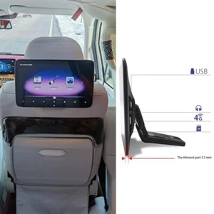 Rear Seat Entertainment System For Mercedes Benz GLS450 Car TV Headrest Monitor - Picture 1 of 10