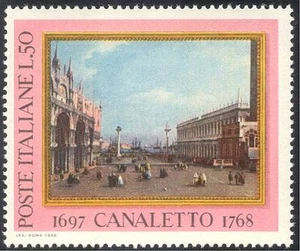 Italia 1968 Canaletto/Arte/Artista/Pintura/Venecia/Edificios/Arquitectura 1v n43079 - Imagen 1 de 1