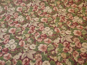 Tela de algodón floral Bloomcraft Inc Larry Laslo Design 1988 #9231 - Imagen 1 de 16