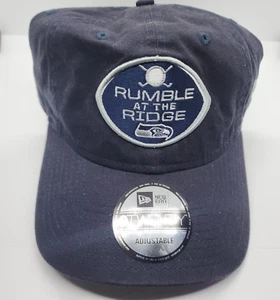 NFL Seattle Seahawks New Era 9Twenty Cap Adjustable Strap Back Men's Dark Blue - Picture 1 of 8