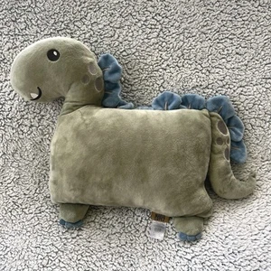 Mario-Lopez Pillow Pet Dinosaur Green Blue Dino Plush Boy Bedding Room Decor - Picture 1 of 14