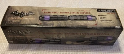 NECA NIGHTWING ESCRIMA STICK Batman Arkham Knight 12-18” réplica de utilería 14+ nuevo en caja Foto 1 de 4