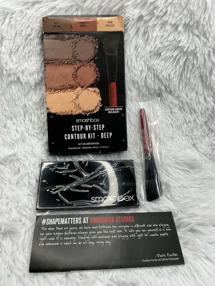 Smashbox Step-by-step Contour Kit Deep Brush Included Boxed