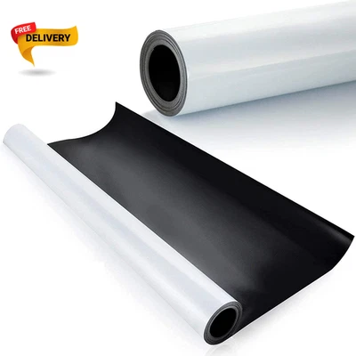 24 Inch Blank Magnet Sheet Roll 3ft White Vinyl Printable Flexible Craft Use - Image 1 of 4