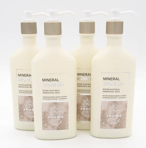 (4) Bath & Body Works MINERAL STONE SPA Bodylotion Glas 6,5 Unzen Menge Neu - Bild 1 von 7