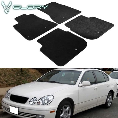 Se adapta a 98-05 GS300 GS400 GS430 OE Alfombrilla de piso de coche alfombrillas delanteras traseras de nailon forro Foto 1 de 4