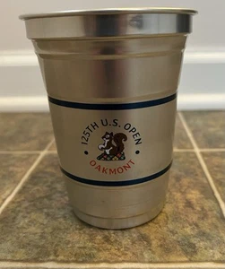 2025 Official Oakmont 125th U.S. Open Golf Aluminum Souvenir Beverage Cup - Picture 1 of 8