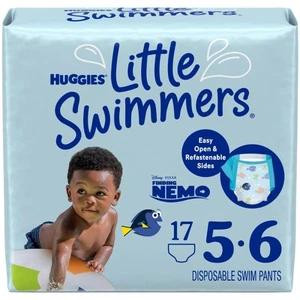 Pañales de natación Huggies Little Swimmers talla 5 6 17 unidades protectores contra fugas Disney Des... - Imagen 1 de 9