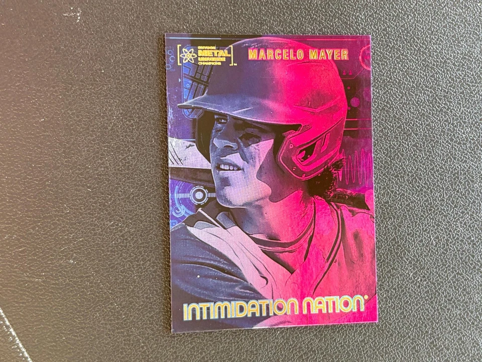 Marcelo Mayer 2022 Skybox Metal Intimidation Nation Rookie RC Boston Red Sox C40 - Image 1 of 1