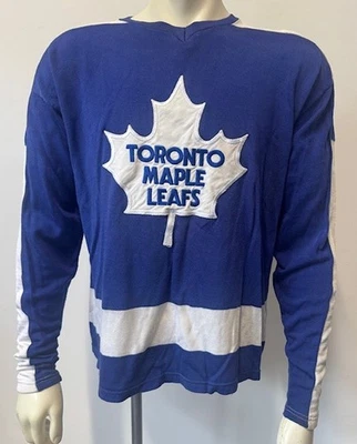 1970 Jim McKenny Autographed Signed Vintage Toronto Maple Leafs Jersey NHL - Image 1 of 4