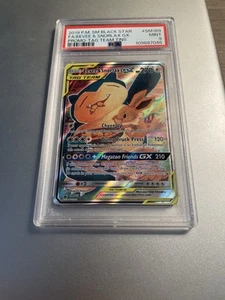 2019 P.M. SM Black Star FA Eevee & Snorlax GX Promo Tag Team #SM 169 PSA 9 Mint - Picture 1 of 4