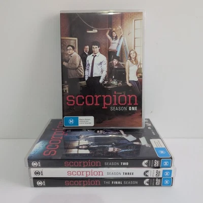 Scorpion - Complete Series Seasons 1-4 DVD 1 2 3 4 PAL Region 4 *Free Postage* - Image 1 of 4