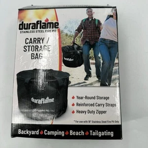 Duraflame 107584 Smokeless Fire Pit Carry & Storage Bag Black 19” New in Box - Picture 1 of 7