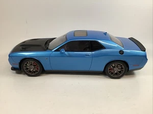 GT Spirit 1/18 2017 Dodge Challenger SRT Hellcat Blue NO BOX - Picture 1 of 4