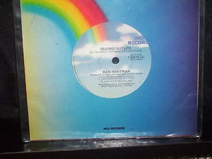 DAN HARTMAN SECOND NATURE - AUSTRALIAN 7" 45 VINYL RECORD - Picture 1 of 3