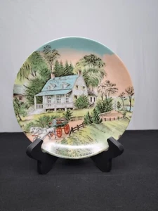 FULL SET Of Currier and Ives Collector Plates 6.5" American Homestead - Picture 1 of 5