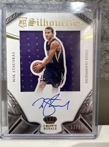 NIK STAUSKAS 2014-15 Panini Preferred Crown Royale Silhouettes RC Patch Auto /99 - Picture 1 of 4