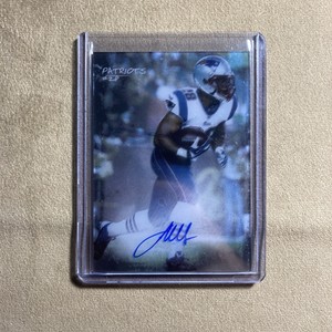 2014 Topps Translucent James White Rookie Auto On-Card New England Patriots