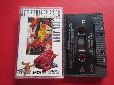 Elton John Reg Strikes Back 1988 cassette tested/listen free shipping - Image 1 of 4