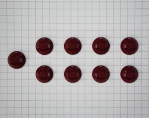 803750 Genuine WOLF Red Knob Kit BBQ 9 pieces Factory Certified - Picture 1 of 1