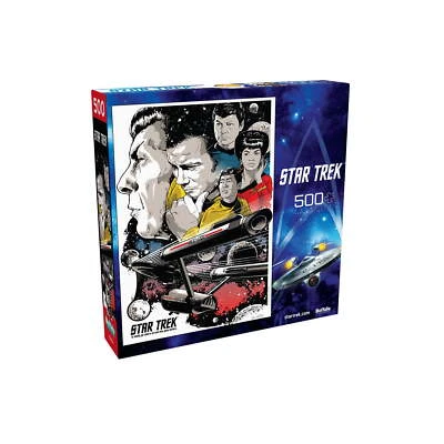 Rompecabezas STAR TREK Serie Original Estrellas 500 Piezas NUEVO Sellado Buffalo Games Foto 1 de 4
