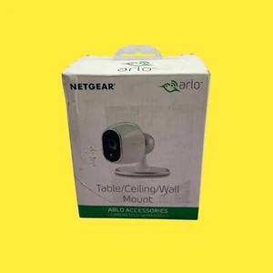 NEW Arlo Indoor Table Ceiling Wall Mount Silver/White #4073 z64 b135 - Picture 1 of 8