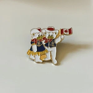 Pin Juegos Olímpicos Howdy & Hidy Mascotas Calgary Canadá - Imagen 1 de 4