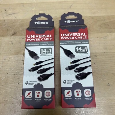 (2 PACK) Tomee Universal Power USB Cable For Handheld Consoles / Consoles - Image 1 of 4