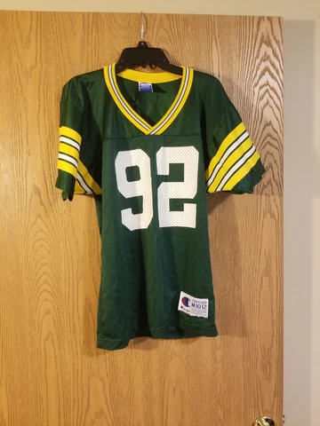 Vintage Reggie White #92 Green Bay Packers Champion Jersey Youth M (10-12) EUC Cover