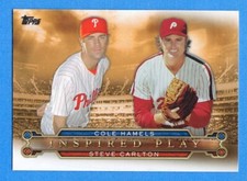 2015 Topps Inspired Play #5 Steve Carlton/Cole Hamels Phillies