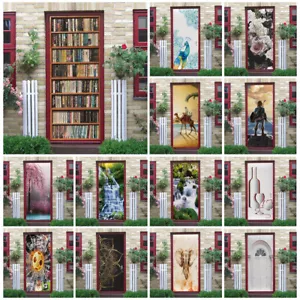 WAND, TÜRAUFKLEBER - Vintage Bücherregal Bücher 3D selbstklebend Wandbild Aufkleber Cover - Bild 1 von 70