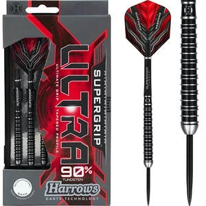 Harrows Supergrip Ultra Black Darts 21g 22g 23g 24g 25g 26g 28g 30g grams - Picture 1 of 2