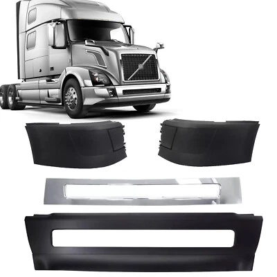 PARA Volvo VNL VN 2004-2017 Conjunto de Amortecedores Par Centro Esquerdo Direito sem Furo para Farol de Neblina - Imagem 1 de 4