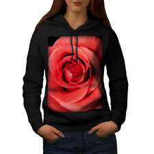 Wellcoda Rose Art Picture Nature Womens Hoodie, Nice Casual Hooded Sweatshirt