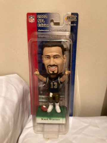 NFL  - 2002  bobblehead Kurt Warner & The Rams by Playmakers  ,    7" Tall Cover