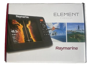 Raymarine Element 9HV with HV100 Transom Mount Transducer E70534-05 - Picture 1 of 10