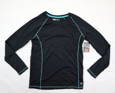 Camisa RBX Para Mujer Grande (L) X-DRI Negra Rendimiento Atlético Delgada Manga Larga Foto 1 de 4