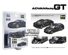 Era Nissan GT-R R35 Advan Racing GT mattschwarz limitiert 1.200 Stück 1/64