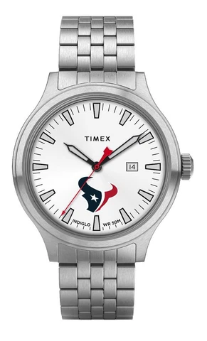 Men's Houston Texans Watch Stainless Steel Top Brass Cover