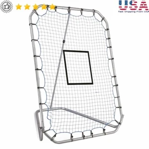 Baseball Pitchback Rebounder Net Training Aid Fielding Throwing Accuracy New - Picture 1 of 4