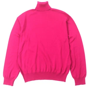 LOUIS VUITTON sweater Inside out Turtleneck knit pink wool mens S - Picture 1 of 7