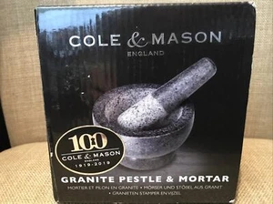 Cole & Mason Granite Mortar & Pestle, 4-Pound, Gray - Picture 1 of 2